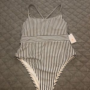 Shade and Shore striped one piece